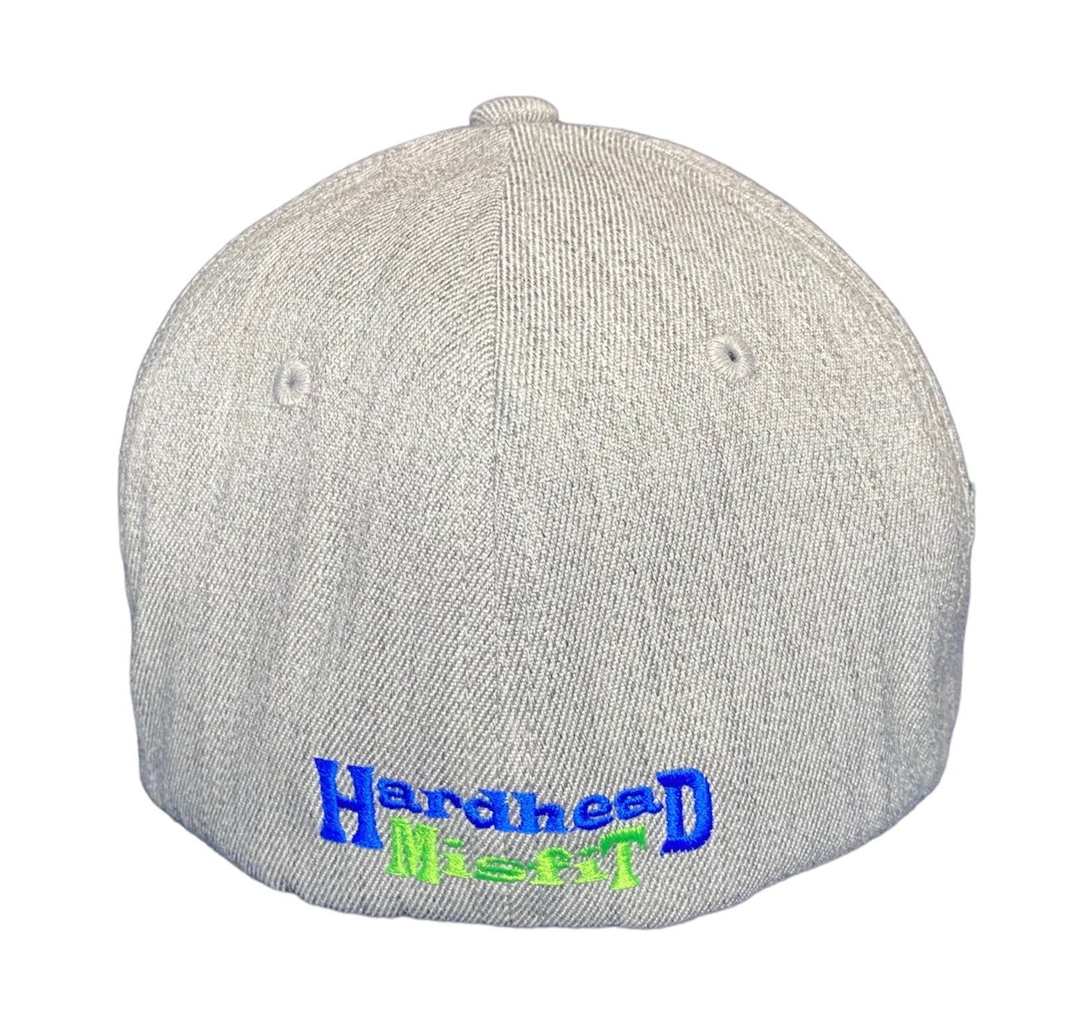 HAT - Heather Grey FlexFit – Hardhead Misfit
